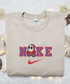 Super Mario Michael Myers x Nike Embroidered Hoodie, Nike Inspired Embroidered Shirt, Best Halloween Gift Ideas