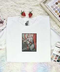 Okarun Face Dandadan Anime Embroidered Shirt