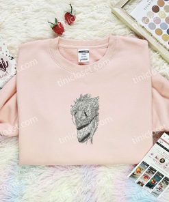 Okarun Face Dandadan Anime Embroidered Shirt