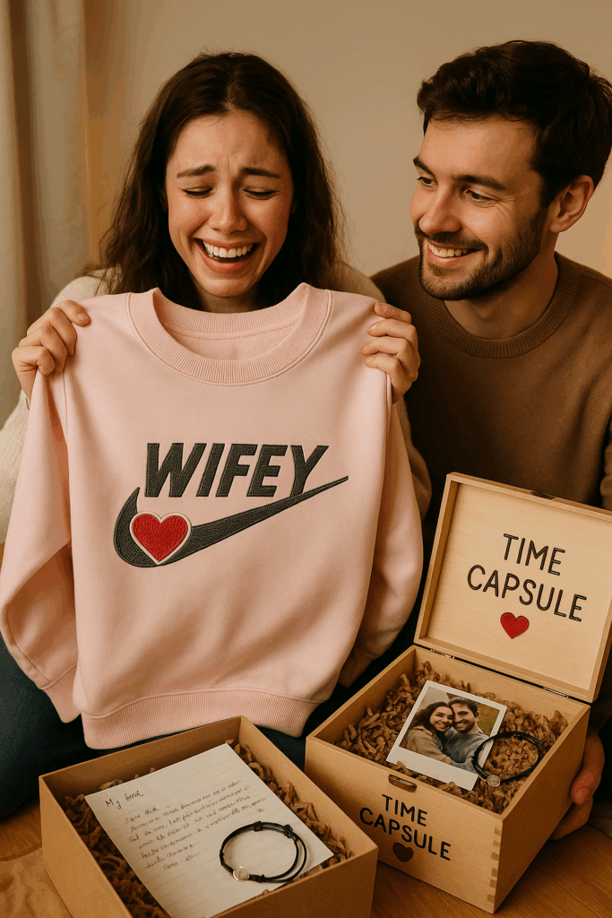 Imagine how happy she would be when receiving something like this.